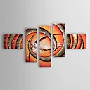Hand Painted Oil Painting Abstract Set of 5 1303-AB0411