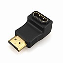 90 Degree M/F HDMI Adapter