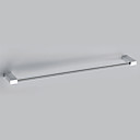 De style contemporain, fini chrome mur en alliage de zinc à cheval porte-serviettes
