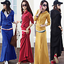 Women's Casual Suit (Hoodie & Maxi Skirt Included)