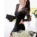 Vestido ajustado de encaje de la Mujer