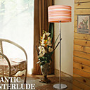 60W Moderni lattiavalaisin Orange Fabric Shade