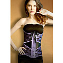 Poliestere splendida con Shapewear Jacquard Busk frontale corsetto chiusura