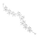 Aleación preciosa con diamantes de imitación es Diademas Mujeres