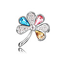 Fashionable Alloy With Crystal Women's Brooch(More Colors)