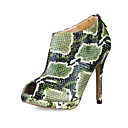 Fabulous Leatherette Stiletto Heel Ankle Boots With Animal Print Party / Evening Shoes (More Colors)