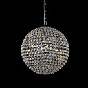 A soffitto di cristallo di luce con LED colorati in Design Globe a forma di
