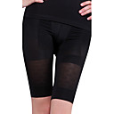 Chinlon y Spandex de cintura alta de mediana Briefs muslo Shaper