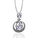 18K Gold Plated With Crystal Women's Necklace