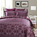 3pcs Ponta violet jacquard housse de couette