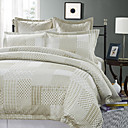 3PCS Balchik beige Jacquard completo duvet cover set