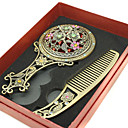 Fashion Archaize Style Bronze-coloured Mirror Set Random Send