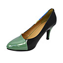 Leatherette Stiletto Heel Pumps With Handmade Painting Party / Evening Shoes