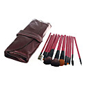12Pcs Metallic Plum Makeup Brush Set