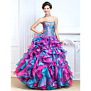 vestido de baile querida Pavimento comprimento tafetá vestido de baile