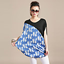 Women's Plus Size High Heels Print Dress(Bust:Up to 140cm)