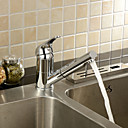 Mitigeur en laiton massif chromé Pull Out robinet de cuisine