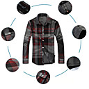 Men 's Shirt Collar Simple and Easy Long Sleeve Shirt