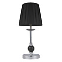 40W Contemporary Table Light with Crystal Decor in Polished Chrome