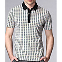 Men's Work Simple Shirt Collar Short sleeve T-shirt