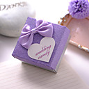 Pretty Lilac Favor Box With Bowknot (Set of 12)