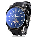 Mænds kalender Style Silicone Analog Mekanisk Vandtæt armbåndsur (assorterede farver)