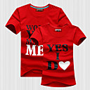 YES I DO 100% coton Amant Pattern T-shirts (Femmes)
