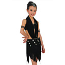 Prestazioni Spandex dancewear con abito da ballo latino per bambini nappe Altri Colori