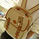 Herren Vintage Arbeit Kontrast Farbe Multi-Pocket Bag