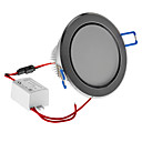 Dimmable 5W 450LM 6000-6500K Natural White Light Silver Shell Lâmpada LED de teto (220V)
