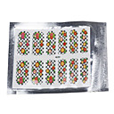 3PCS 2D completo cover Finger Nail Pegatina NO.2