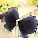 Women's Layered Lace Galloon Bow Hair Clip