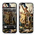 Codice Da ™ Pelle per iPhone 4/4S: "La libertà che guida il popolo" di Eugène Delacroix (Masterpieces Series)