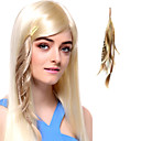 High Quality Synthetic Light Golden Hair Extension