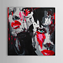Hand geschilderd olieverfschilderij People Samenvatting 1304-PE0262