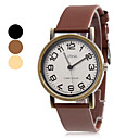 Unisex Casual Style Analog PU Quarz-Armbanduhr (verschiedene Farben)