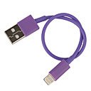 Curto relâmpago 8Pin carga colorido e cabo de dados para o iPhone 5, iPod (22 centímetros de comprimento)