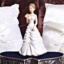 Bride Kissing Frog Prince Wedding Cake Topper