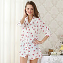Hot Red Lips Sexy Chiffon Chemises & Gowns