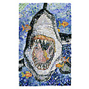 Printed Art Animal Great White by Charlsie Kelly