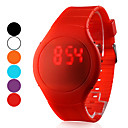 Unisex Rubber Digital LED-Armbanduhr (farbig sortiert)