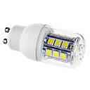 GU10 3,5 W 27x5050SMD 300-330LM 6000-6500K Natuurlijk wit licht LED Corn lamp met Cover (110/220V)