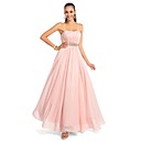 A-line/Princess Sweetheart Floor-Length Chiffon Evening Dress