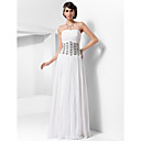 Sheath/Column Halter Floor-length Chiffon Evening Dress