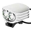 LetterFire LF20 3-Mode 2xCREE XML-U2 LED-Scheinwerfer (2000LM 4x18650 Silber)