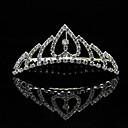 Glänzende Legierung mit Strass Hochzeit Braut Tiara