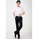 Vert-blanc Chemise à carreaux à manches courtes pour homme