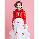 Long Sleeves Cotton Flower Girl Jacket/ Wedding Wrap(More Colors)