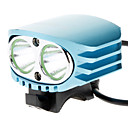 LetterFire LF20 3-Mode 2xCREE XML-U2 LED-Scheinwerfer (2000LM 4x18650 Blau)
