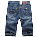 Branco Shorts lavar Femininos